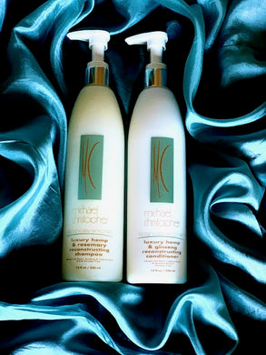 Michael Christopher Luxury Hemp & Rosemary Reconstructing Shampoo & Conditioner Bundle